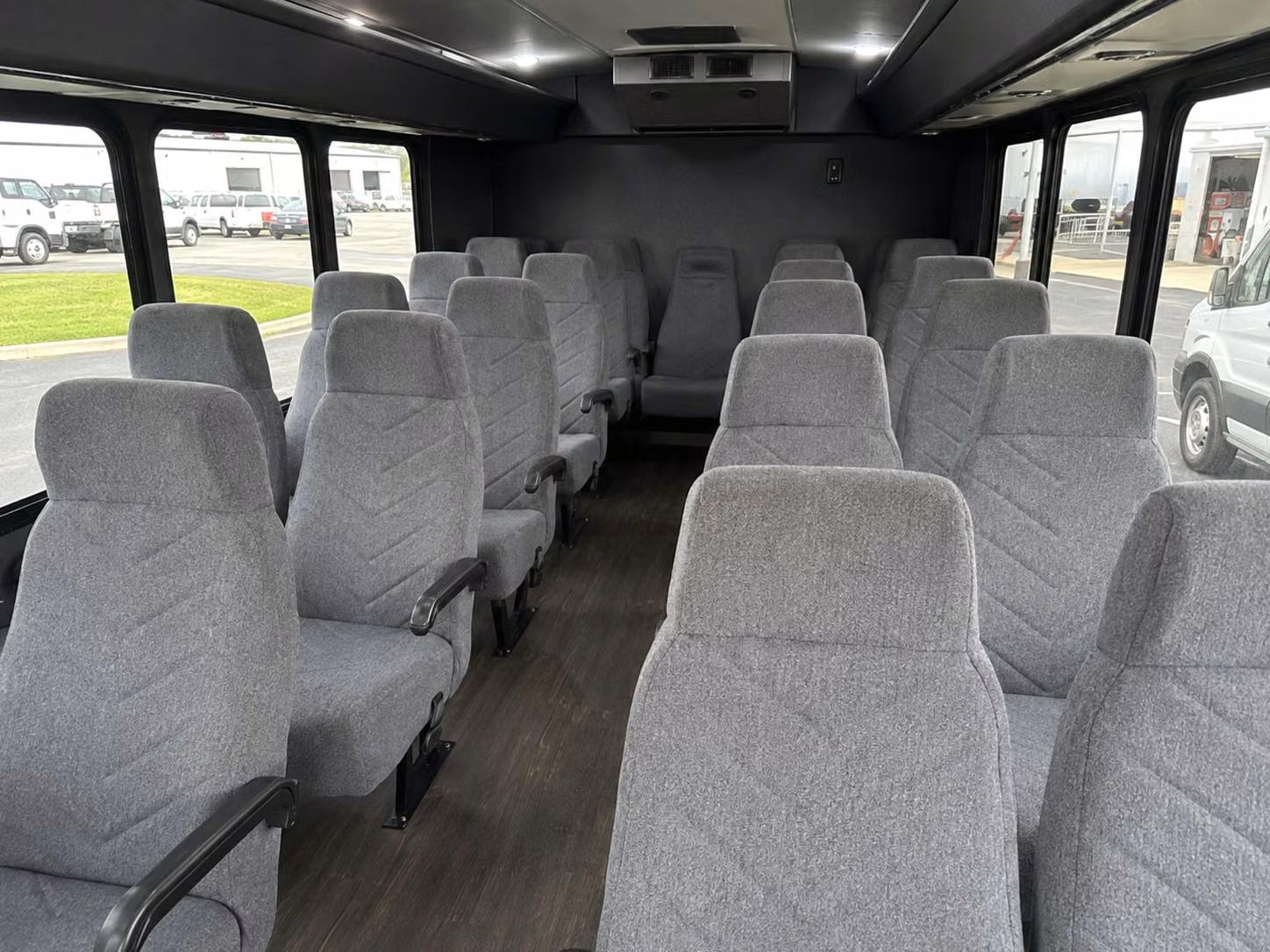 15 passenger minibus inside