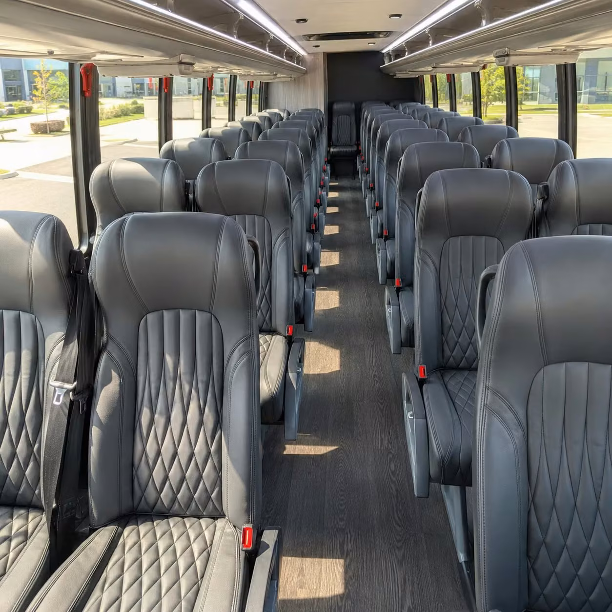 28 passenger minibus inside