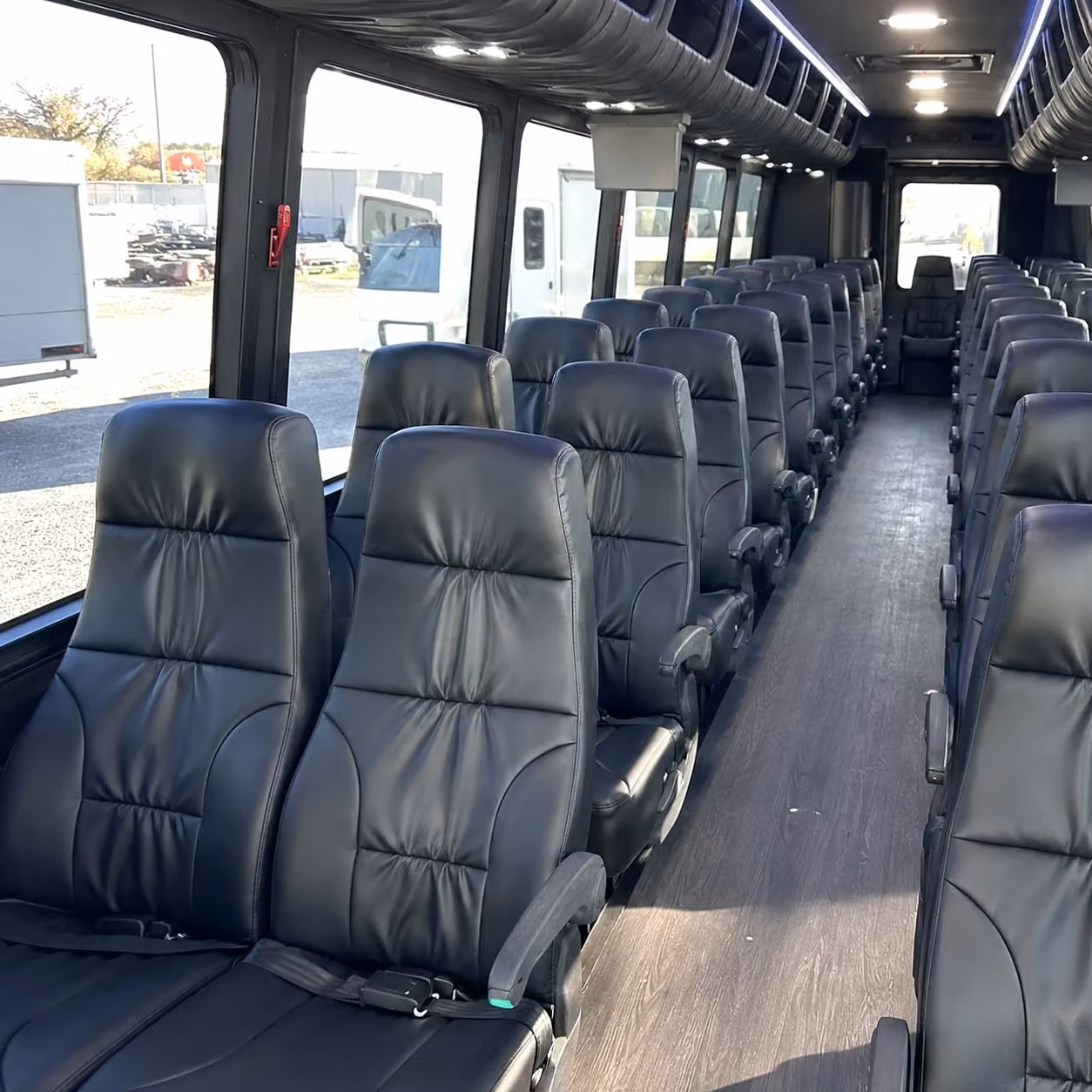 30 passenger minibus inside