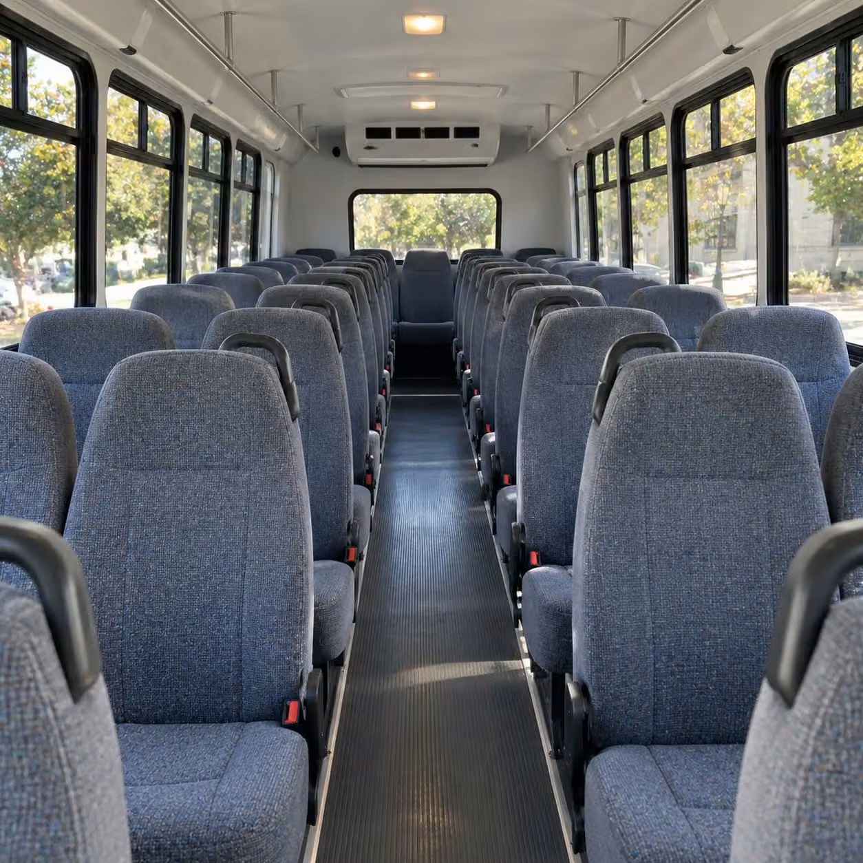 35 passenger minibus interior
