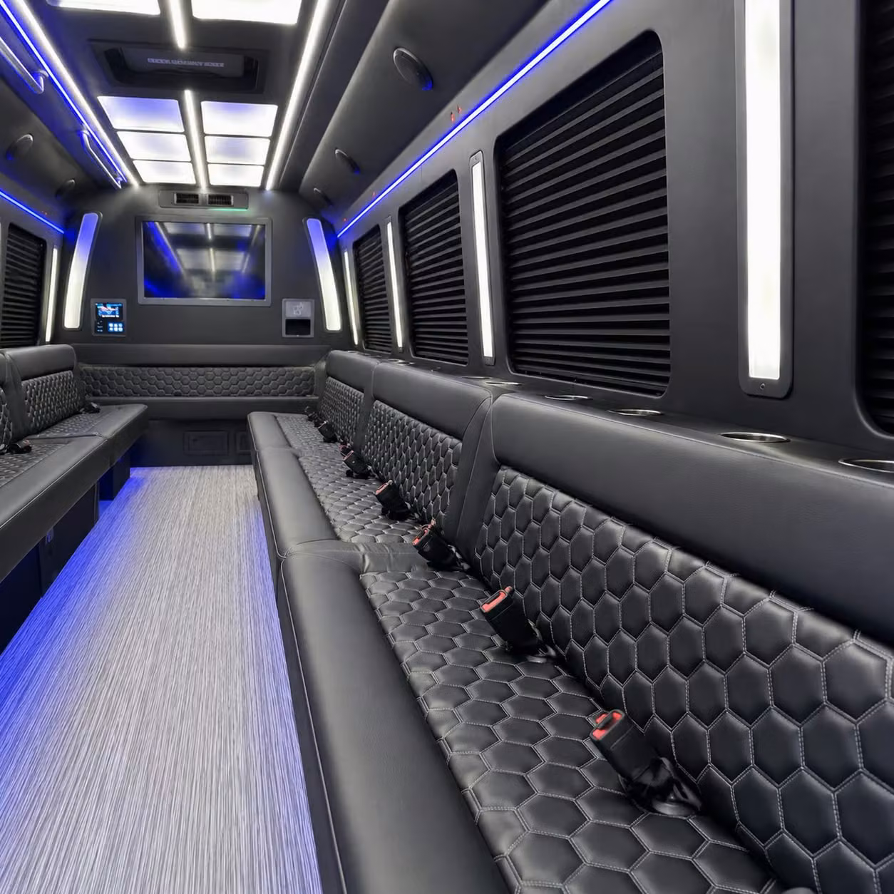 party bus interior