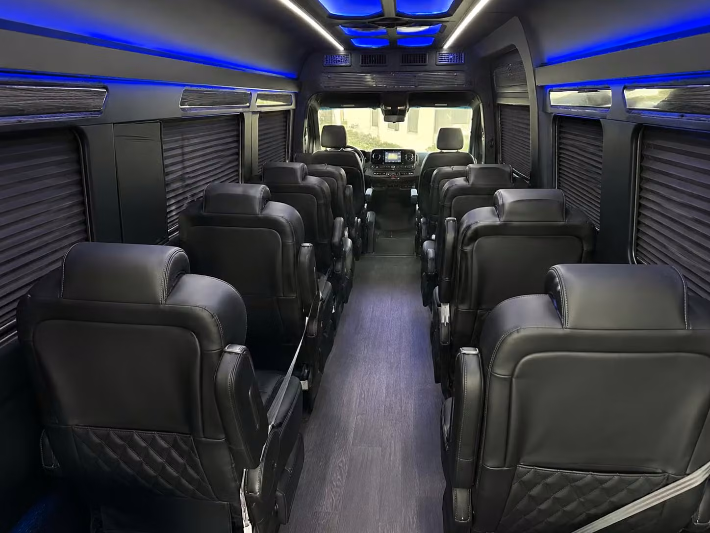 sprinter van with driver interior